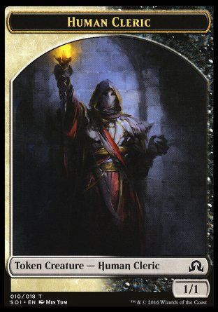 Human Cleric (Shadows over Innistrad) Trading Card