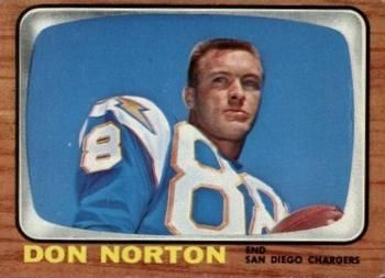 Don Norton 1966 Topps #129 Sports Card