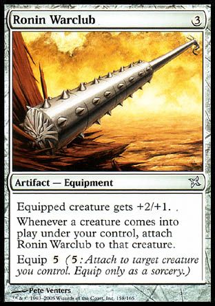 Ronin Warclub (Betrayers of Kamigawa) Trading Card