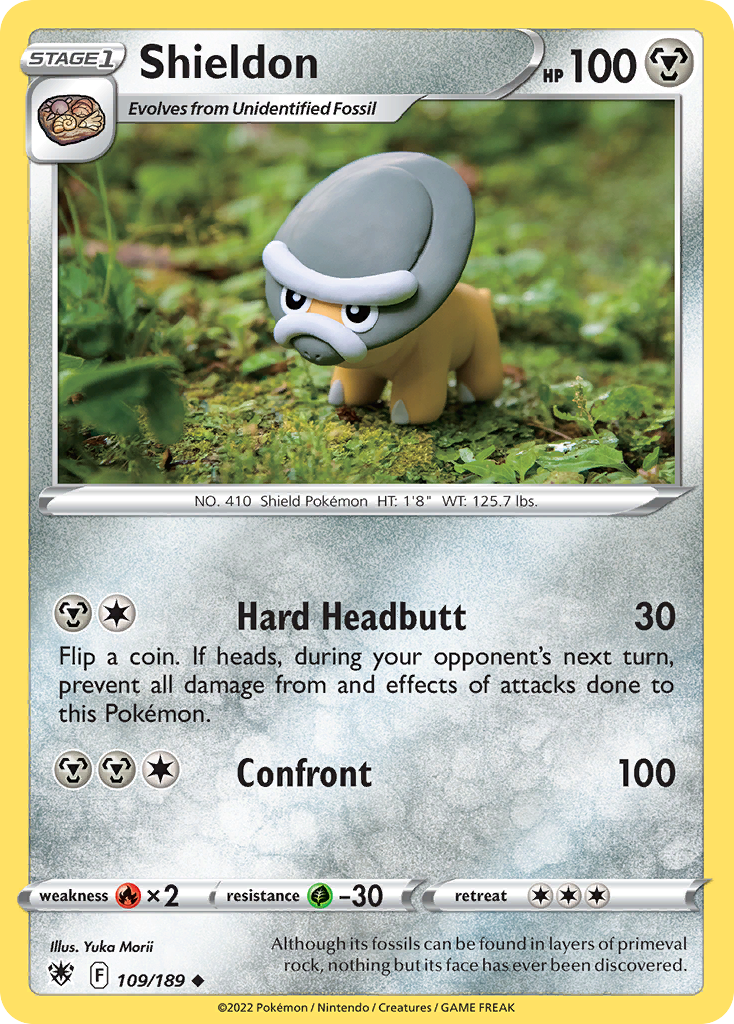 Shieldon (109/189) - Astral Radiance Pokémon Card