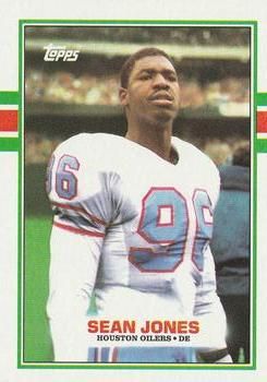 Sean Jones 1989 Topps #102 Sports Card
