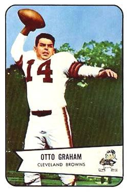 Otto Graham 1954 Bowman #40 Sports Card
