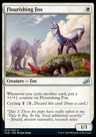 Flourishing Fox (Ikoria Lair of Behemoths) Trading Card