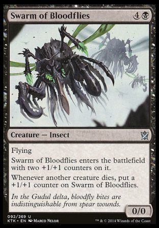 Swarm of Bloodflies (Khans of Tarkir) Trading Card