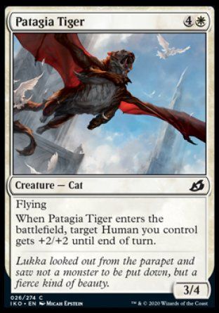 Patagia Tiger (Ikoria Lair of Behemoths) Trading Card