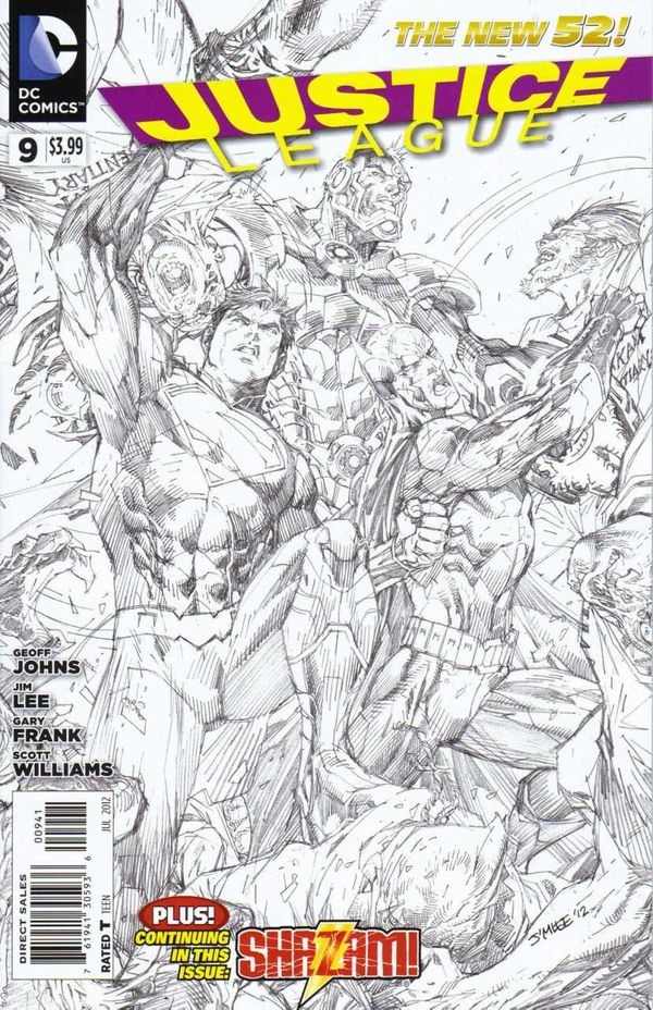 Justice League #9 (Sketch Cover)