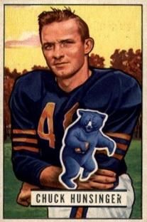 Chuck Hunsinger 1951 Bowman #123 Sports Card