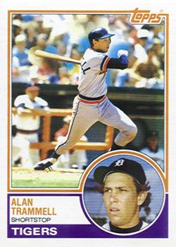 Alan Trammell 1983 Topps #95 Sports Card