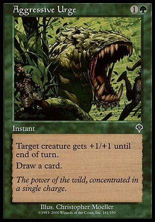 Aggressive Urge (Invasion) Trading Card