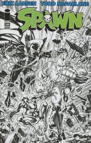 Spawn #266 (Cover C Erik Larsen Black & White Variant)