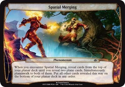 Spatial Merging (Planechase Anthology) Trading Card