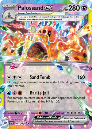 Palossand ex (91/191) - Surging Sparks