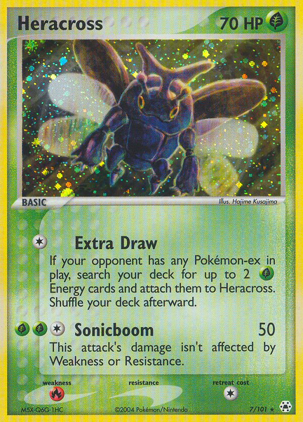 Heracross (7/101) - Hidden Legends Pokémon Card