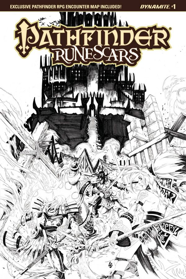 Pathfinder: Runescars #1 (Cover D 10 Copy Lau B&w Cover)