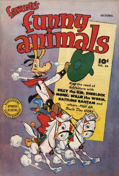 Fawcett's Funny Animals #54 Comic