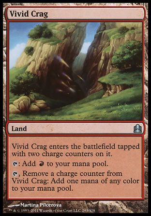 Vivid Crag (MTG Commander) Trading Card