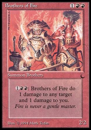 Brothers of Fire (The Dark) Trading Card