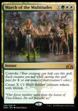 March of the Multitudes (Guilds of Ravnica)