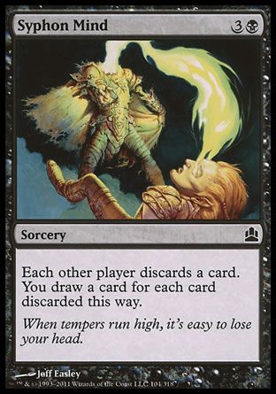 Syphon Mind (MTG Commander) Trading Card