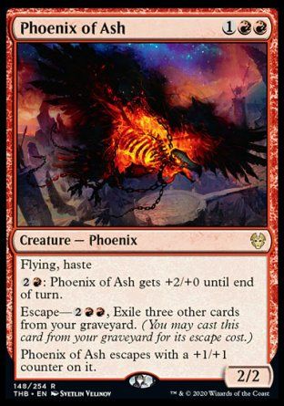 Phoenix of Ash (Theros Beyond Death) Trading Card