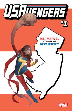 U.S. Avengers #1 (Reis New Jersey State Variant)