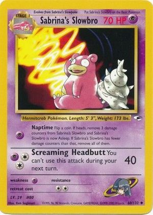 Sabrina's Slowbro (60/132) - Gym Heroes (Unlimited)