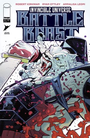 Invincible Universe: Battle Beast #4 (2nd Ptg Cvr B Jason Howard Sword Variant)