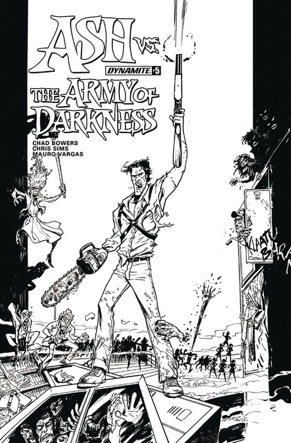Ash vs The Army of Darkness #5 (Cover D 10 Copy Vargas B&w Inc)