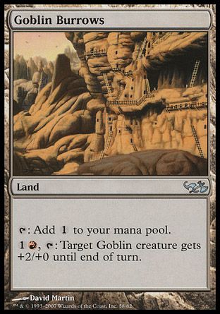 Goblin Burrows (Elves vs. Goblins) Trading Card