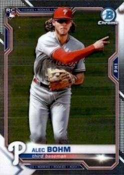 Alec Bohm 2021 Bowman Chrome Baseball #94 Sports Card