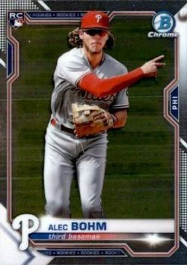 Alec Bohm 2021 Bowman Chrome Baseball #94