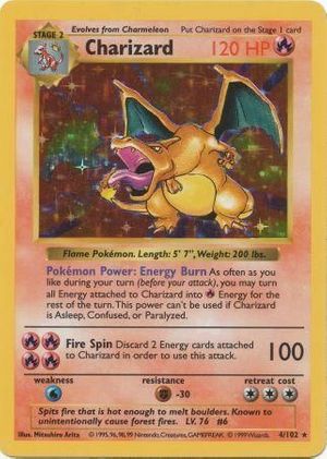 Charizard (4/102) - Base (Shadowless)