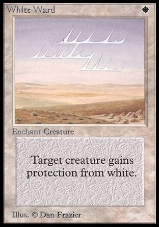 White Ward (Beta) Trading Card