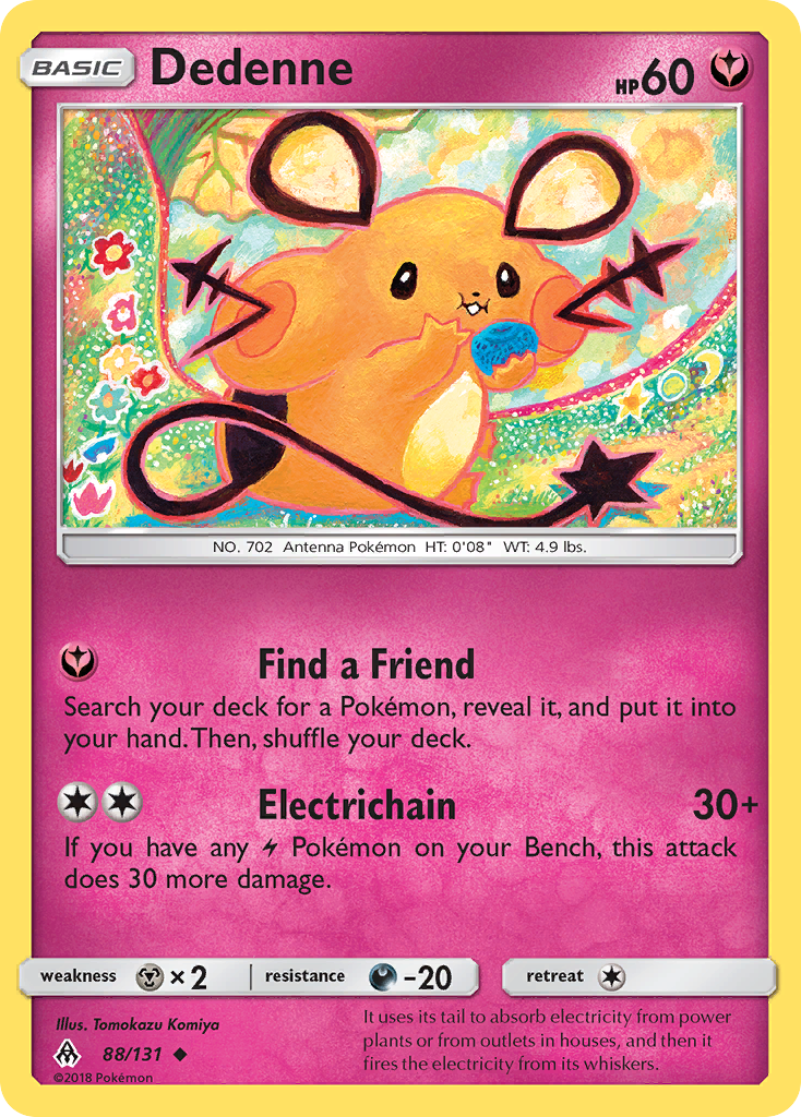 Dedenne (88/131) - Forbidden Light Pokémon Card