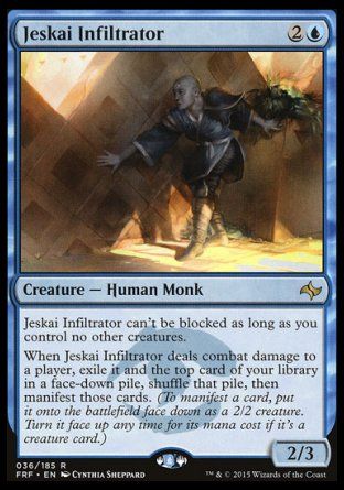 Jeskai Infiltrator (Fate Reforged) Trading Card