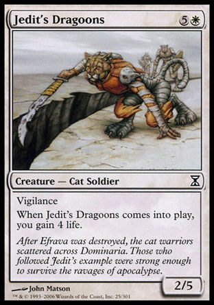 Jedit's Dragoons (Time Spiral) Trading Card