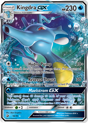 Kingdra GX (18/70) - Dragon Majesty