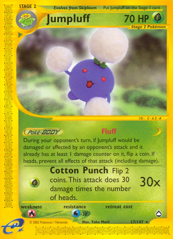 Jumpluff (17/147) - Aquapolis Pokémon Card