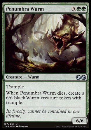 Penumbra Wurm (Ultimate Masters) Trading Card