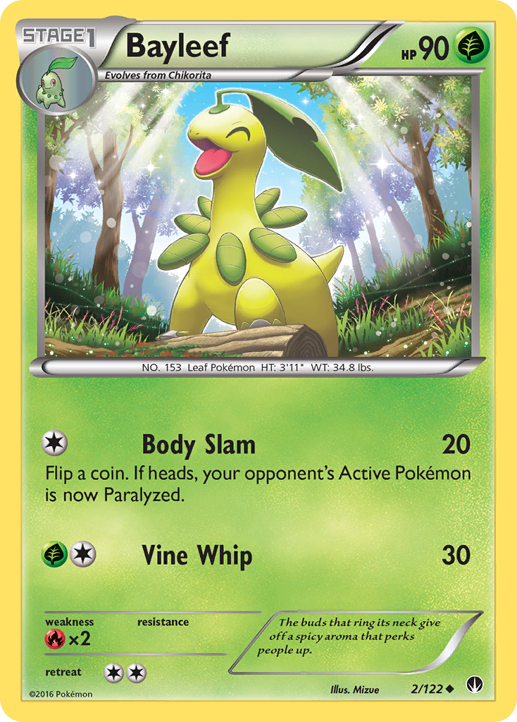 Bayleef (2/122) - BREAKpoint Pokémon Card