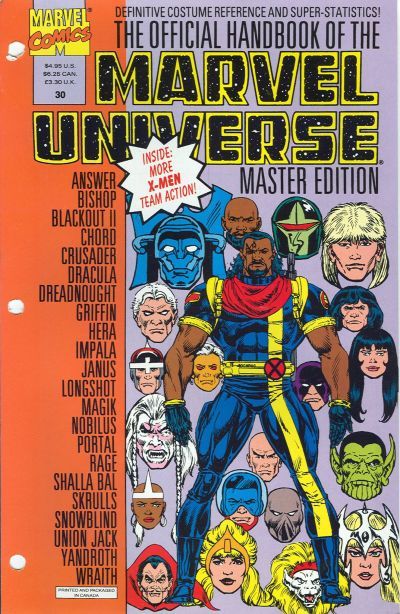 Official Handbook of the Marvel Universe Master Edition #30 Comic
