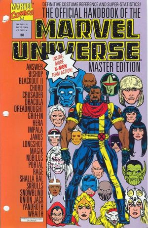Official Handbook of the Marvel Universe Master Edition #30