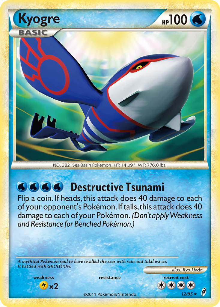 Kyogre (12/95) - Call of Legends Pokémon Card