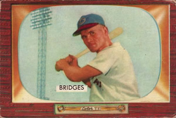 Rocky Bridges 1955 Bowman Baseball #136