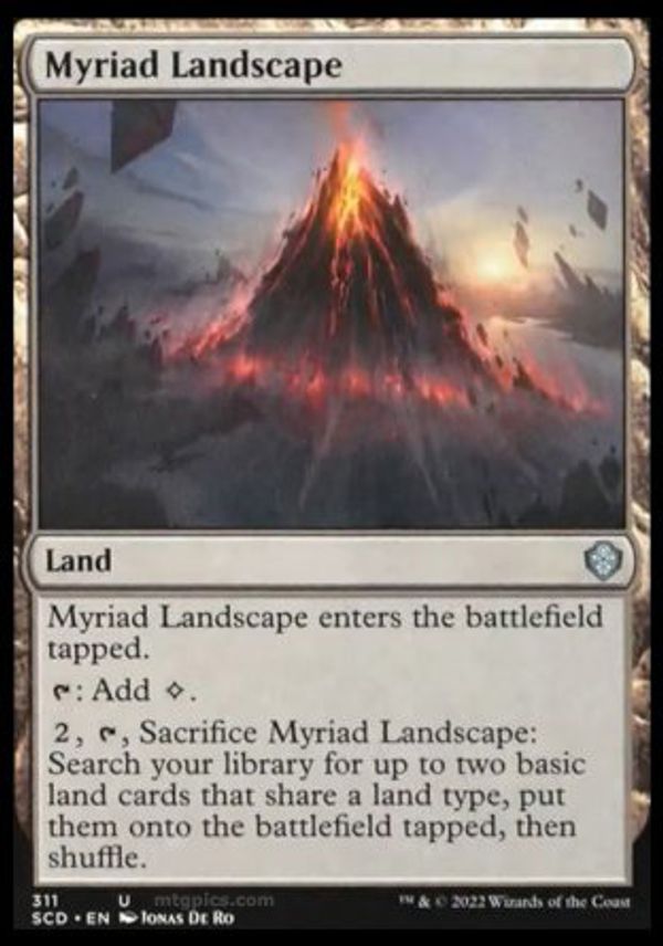 Myriad Landscape (Starter Commander Decks)