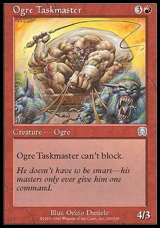 Ogre Taskmaster (Mercadian Masques) Trading Card