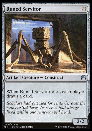 Runed Servitor (Magic Origins) Trading Card