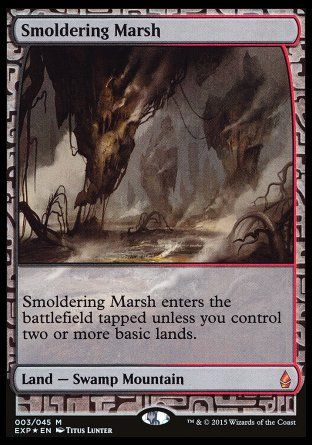 Smoldering Marsh (Zendikar Expeditions) Trading Card