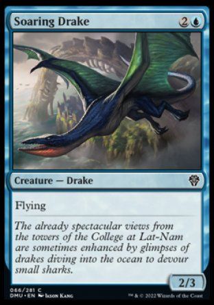 Soaring Drake (Dominaria United) Trading Card