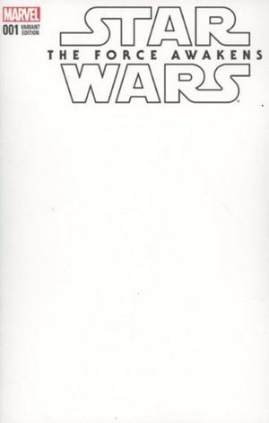 Star Wars: The Force Awakens #1 (Blank Variant)